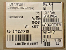 Adtran SDX 601QV GPON Simple ONT Fiber Optic Network Terminal 2.5GbE - 1287987F1 picture