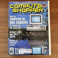 Computer Shopper July 1990 DOS Country Windows 3.0 Mac Amiga Unix SEE CONDITION picture