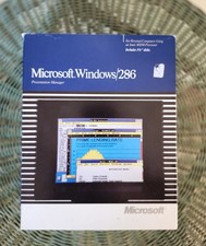 Vintage 1988 Microsoft Windows 286 Presentation Manager w 3.5 Disks Version 2.1 picture