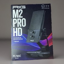 Nacon RIG M2 Streamstar Pro HD USB Microphone Bluetooth Streaming Open Box NIB picture