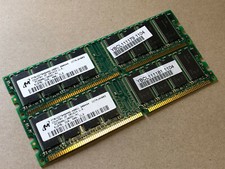 LOT 2 x Micron MT8VDDT6464AG-40BD1 512MB DDR YBCL111 Ram/Memory picture