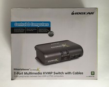 IOGEAR 2-Port MiniView KVM, KVMP, USB, Audio, w/Set of Cables picture