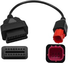 6 Pin OBD2 Adapter Cable Fit for Motorcycle OBD Diagnostic -Updated Version picture