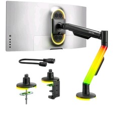 ARES WING RGB Single Monitor Arm Desk Mount for 17-40 Inch Monitors,... picture