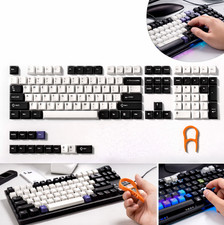 Womier 138 Keys Retro PBT Keycaps Double Shot Cherry Profile for Mechanical picture