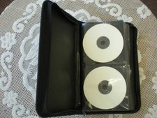 10 PCS NEW TOP QUALITY 64-CD/DVD BLACK WALLET/HOLDER W BLACK SLEEVE JS64 CD64PVC picture