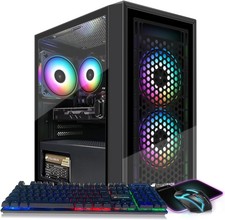 STGAubron Gaming PC Desktop Computer i7 RX550 16GB RAM 512GB SSD WiFi BT W11H picture