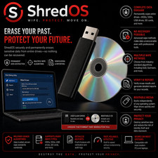 ShredOS Hard Drive Eraser | LIVE USB & CD | Nuke, Remove, Destroy, Drives picture