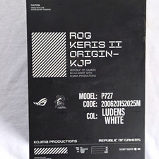 ASUS ROG Keris II Origin-KJP Wireless Optical Mouse 42000 DPI 5-Button White picture