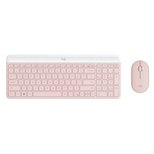 Logitech MK470 Keyboard Pink: USB-A Low-Profile Full-Size Keyboard & Mouse Combo picture