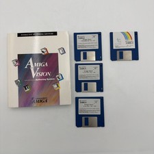 Commodore AmigaVision Authoring System Manual 4 Disks Tested Working Amiga picture