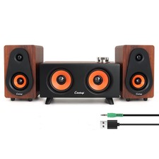 cinnkeyi 【2026 Update】 USB 2.1 Computer Speakers with Subwoofer, CK-5212-NEW picture
