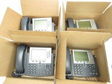 4x Cisco 7961G IP Phone CP-7961G V02 7900 Series 68-2841-03 Large Display Lot 4 picture