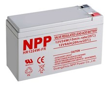 NPP HR1224W 24Watts / Cell 12V High Rate lead Acid UPS Battery 6Ah 6.5Ah picture