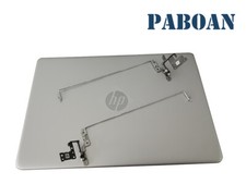New HP 15-DW3xxx 15-dw3013dx 15-DW Lcd Rear Lid + Hinges set L52012-001 Silver picture