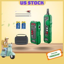 NEW Network Cable Tester RJ11 RJ45 CAT5 CAT6 POE STP Tracer Green picture