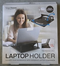 Total Vision Laptop Holder Stand Adjustable Rotating 360° Heat Dispersion picture