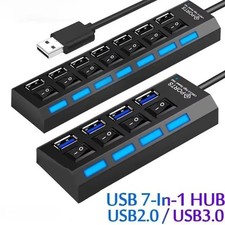 Switch Extension Hub 7-port USB2.0 Hub Computer USB Extension Hub One Drag Seven picture