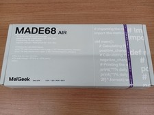MelGeek MADE68 Air 68-Key Mechanical Gaming Keyboard Wired Black Used picture