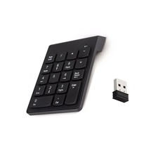 Wireless USB Number Keyboard For Laptop/PC Gaming 2.4GHz 33ft Working Range picture