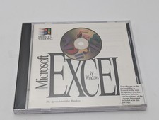 Vintage Microsoft Excel 4.0 For Window Cd- Rom 1993 Sealed Brand New picture