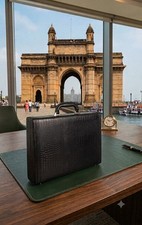 Tayib Genuine Leather 18 L Briefcase Bag for Men with 15.6 Inch Laptop... picture