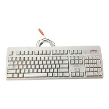 Compaq RT235BTW NMB PS2 Vintage Mechanical Keyboard Beige Untested 166516 picture