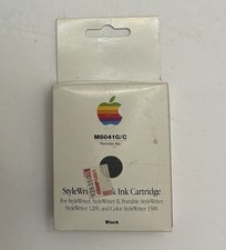 Apple Black Ink Cartridge M8041G/C StyleWriter Printers SEALED ORIG. BOX 1995 picture