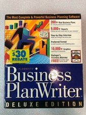 Factory Seal - Brand NEW Business Plan Writer Deluxe for Windows XP picture