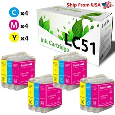12PK LC51 LC-51 Ink Cartridge for DCP-130C DCP-330C FAX-1860C Printer picture
