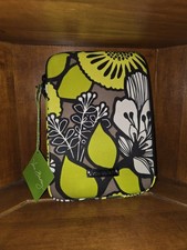 Vera Bradley Citron Neoprene Medium Tablet Sleeve Padded Zip Floral 13050-160 picture