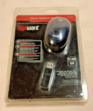 NEW Gigaware Wireless Optical Notebook Mouse 26-1425  PC/Mac USB NOS Sealed picture