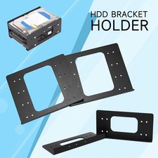 Aluminum Alloy 2/4 Bay Hard Disk Rack 3.5 Inch HDD Bracket Holder Box Cage CasFJ picture