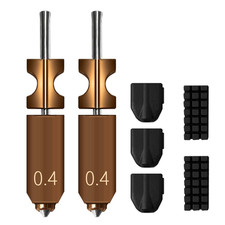 2 Pcs 0.4MM Integrated Adventurer 5X Nozzle Kit for Flashforge AD5X 3D Printer picture
