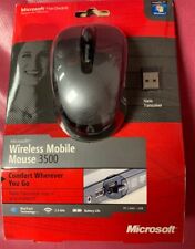 VINTAGE Microsoft Wireless Mobile Mouse 3500   PC/Mac USB BRAND NEW OLD STOCK picture
