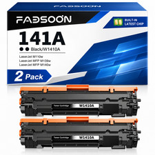 141A W1410A 2PK BK Standard Yield Compatible Laser Toner for M110w M139w M140w picture