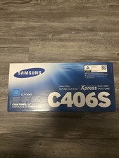 Samsung C406S Toner Cartridge Cyan Genuine CLT-C406S picture