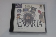 Microsoft Encarta 1994 Multimedia Encyclopedia Software CD-ROM Vintage PC picture