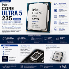 NEW Intel Core Ultra 5 235 (series 2) 5.0GHz 14 Core FCLGA1851 CPU Processor picture
