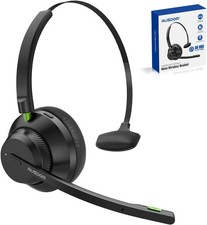 Trucker Headset Wireless Bluetooth 5.2 AI Noise Cancelling Mic For Phones PC picture