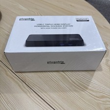 Plugable USB-C Triple HDMI Display Docking Station UD-3900PDZ | New Sealed picture