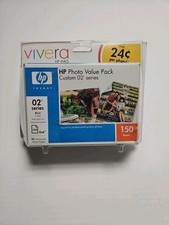 HP VIVERA 02 series Photo Value Pack ~150 Photo Papers ***No Ink Cartridges*** picture