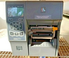 Zebra ZT410 DT/TT Industrial Printer 123100-210 Peeler/Take UpSpool UPS Firmware picture