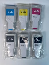 766 , 6 Pack Ink Cartridges DesignJet, Matte Black, Grey, Photo Black, Yellow picture