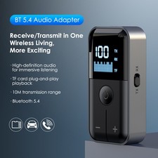 New Wireless Bluetooth 5.4 Transmitter Receiver for Car Music Audio Aux Adapter picture