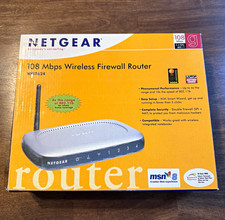 NETGEAR WGT624 108 Mbps Wireless Firewall Router WiFi G Router Complete Set picture