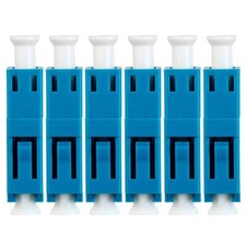 6 Pcs LC to LC Simplex Single Mode Fiber Optic Optical Adapter Coupler Connector picture