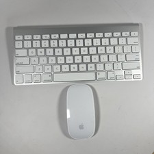 Apple A1314 Wireless Keyboard A1296 Magic Mouse Bluetooth Bundle Set for Mac picture