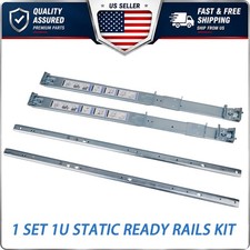 1U Static Ready Rails Kit For Dell PowerEdge R420 R620 R630 R440 R640 053D7M picture