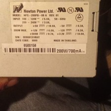 Gateway G6-300 Desktop NPS-200PB-88 A 200W Power Supply- 6500158 picture